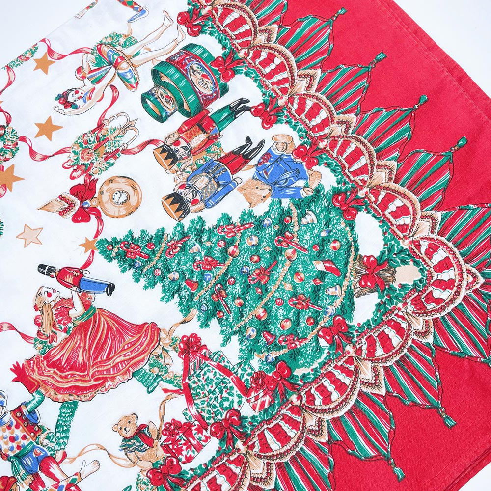vintage wilton court nutcracker ballet table cloth
