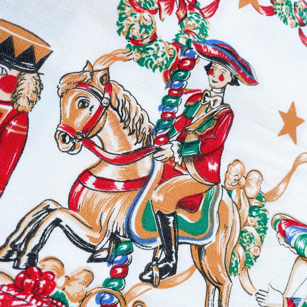 vintage wilton court nutcracker ballet table cloth