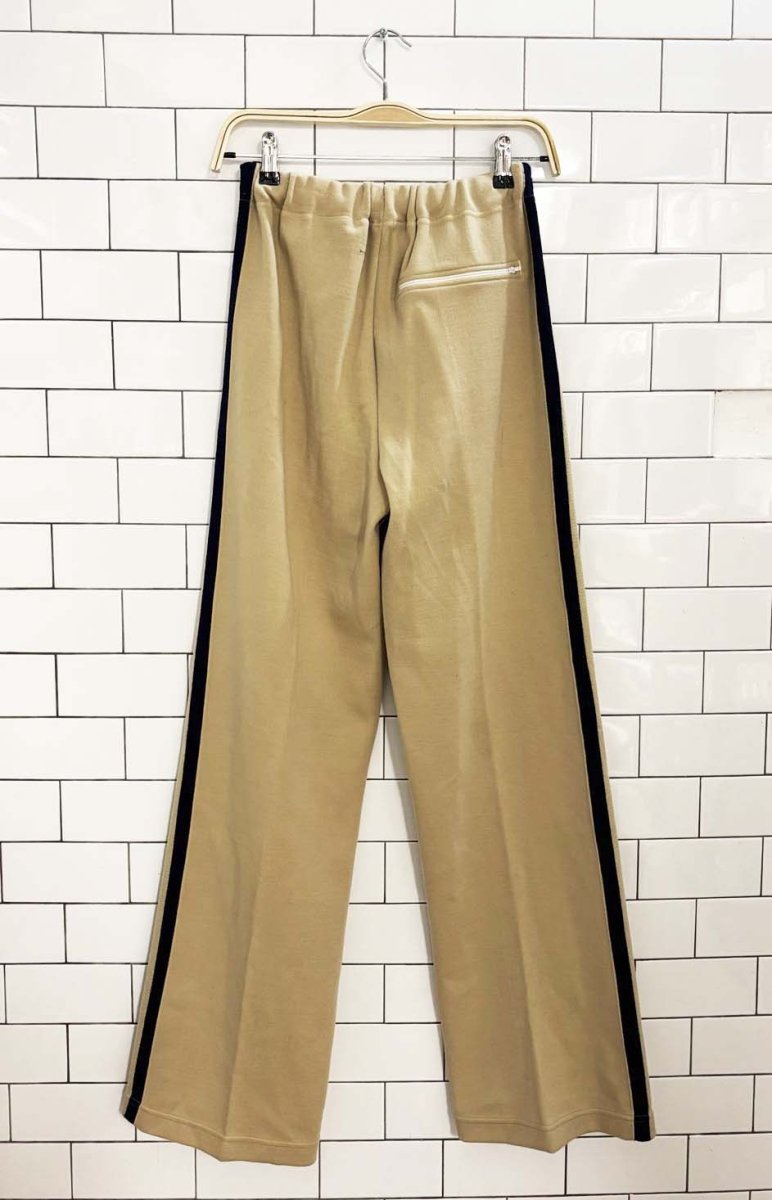 nwot vintage 70s alligator side stripe track pants | deadstock - good market thrift store
