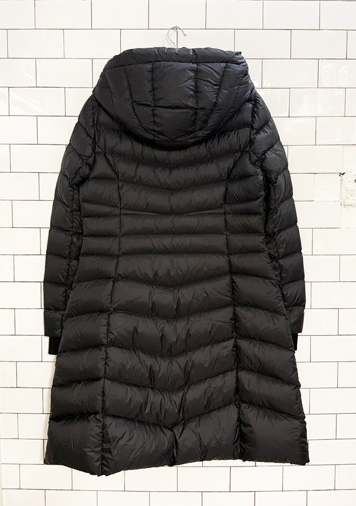 nwt 2024 soia & kyo lita fit & flare hooded down puffer coat - good market thrift store