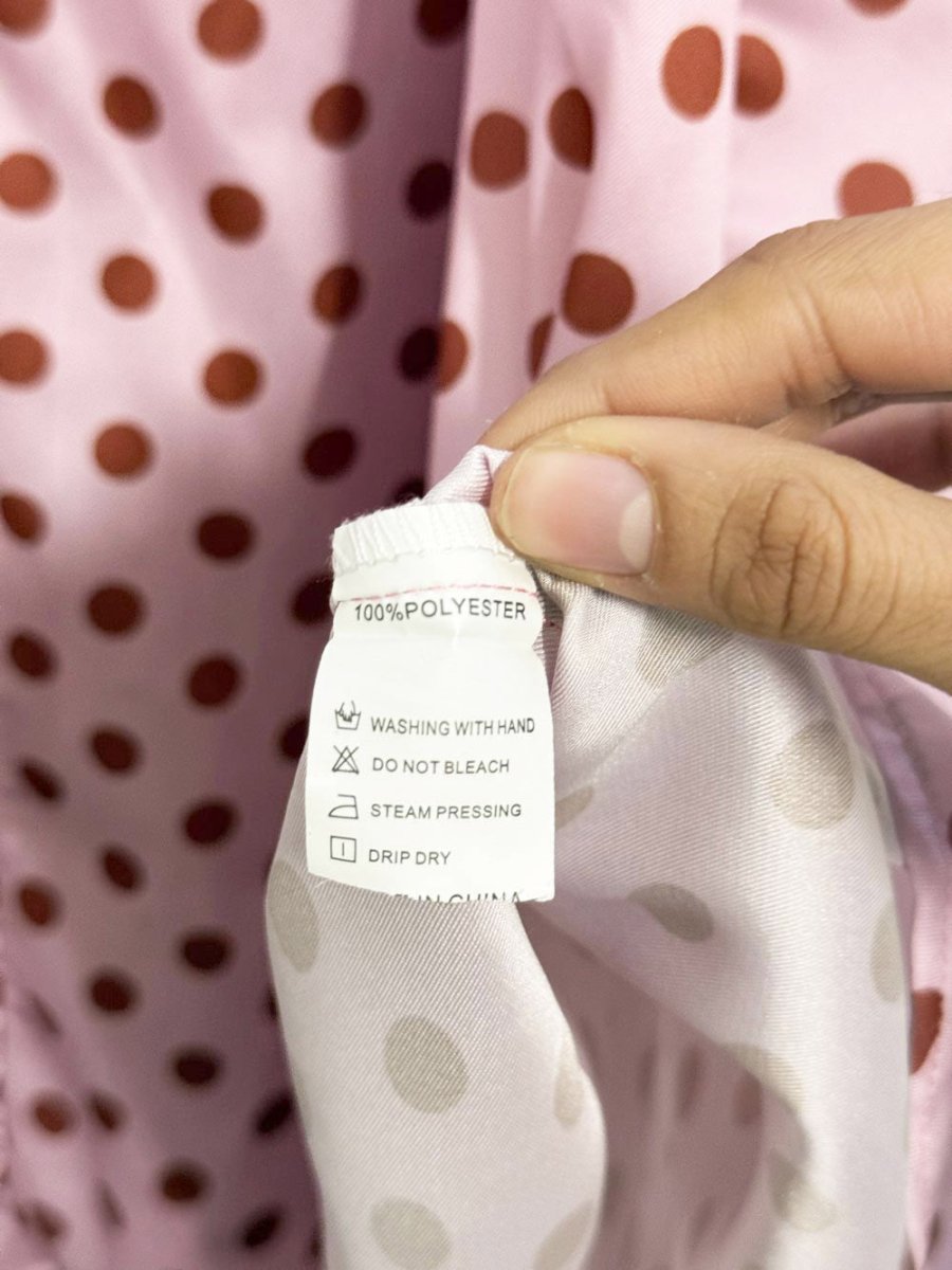 nwt aachaoe satin polka dot loose fit maxi slip dress - good market thrift store