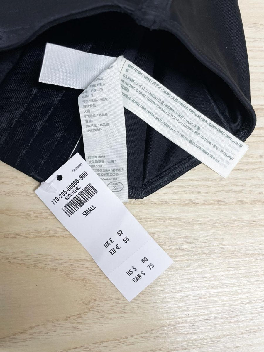 nwt abercrombie 2026 satin + lace bustier - good market thrift store