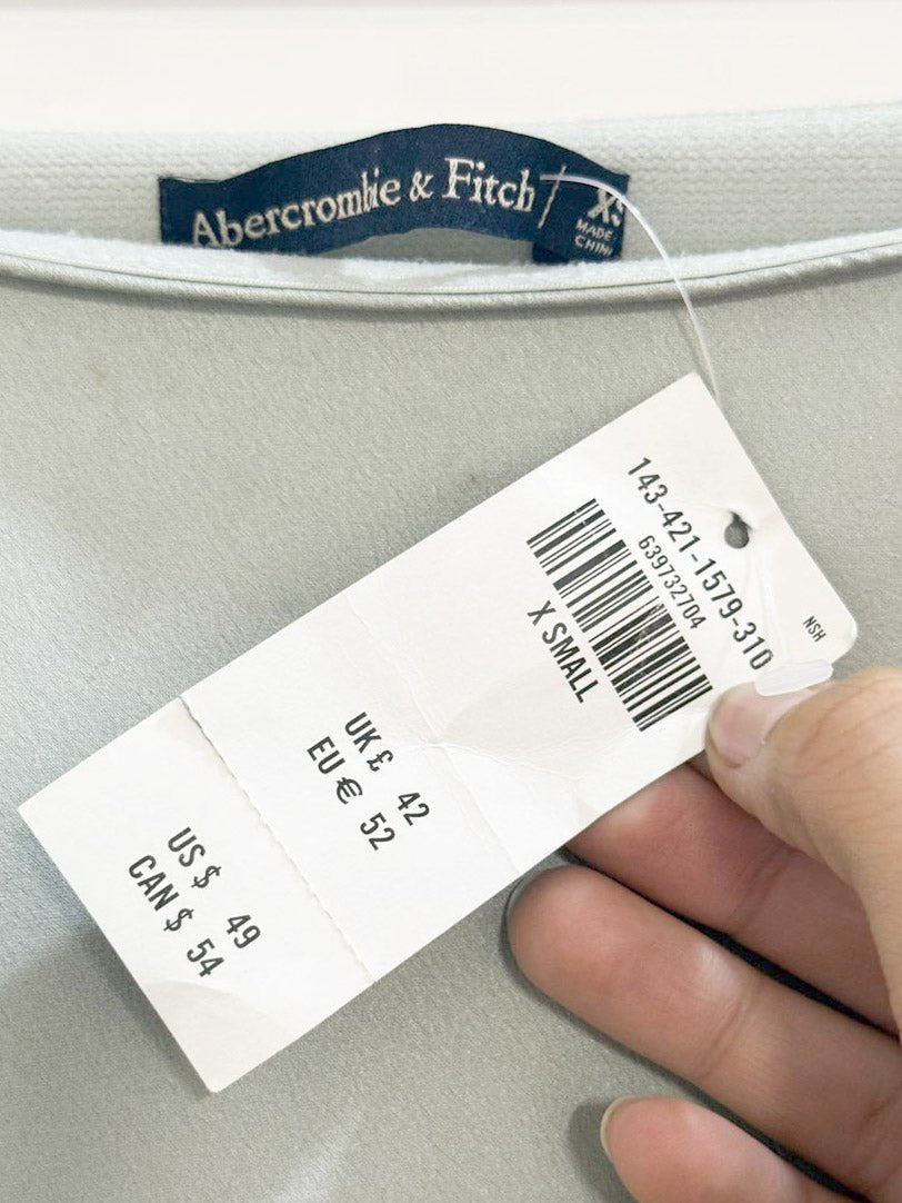 nwt abercrombie satin a - line mini skirt - good market thrift store