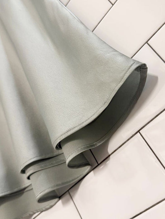 nwt abercrombie satin a - line mini skirt - good market thrift store