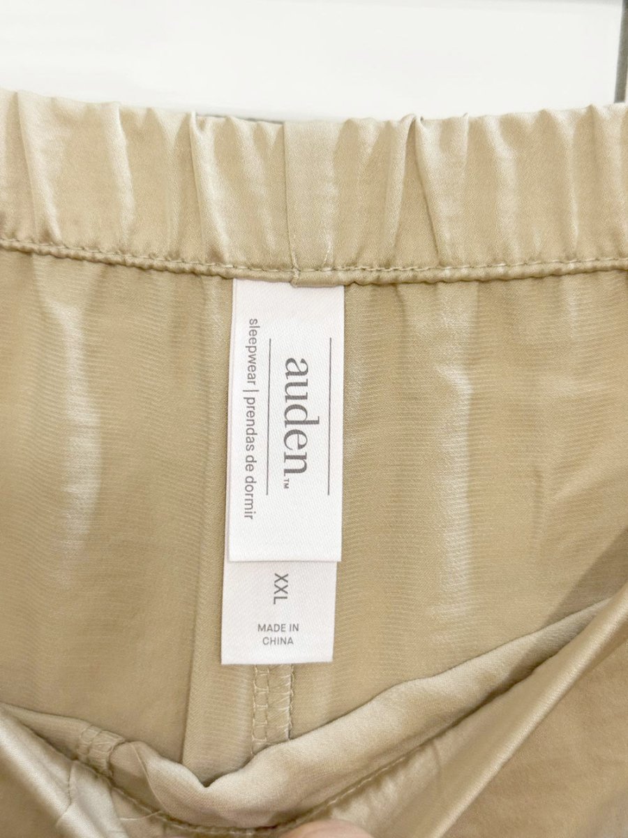 nwt auden satin wide leg lounge pants - good market thrift store
