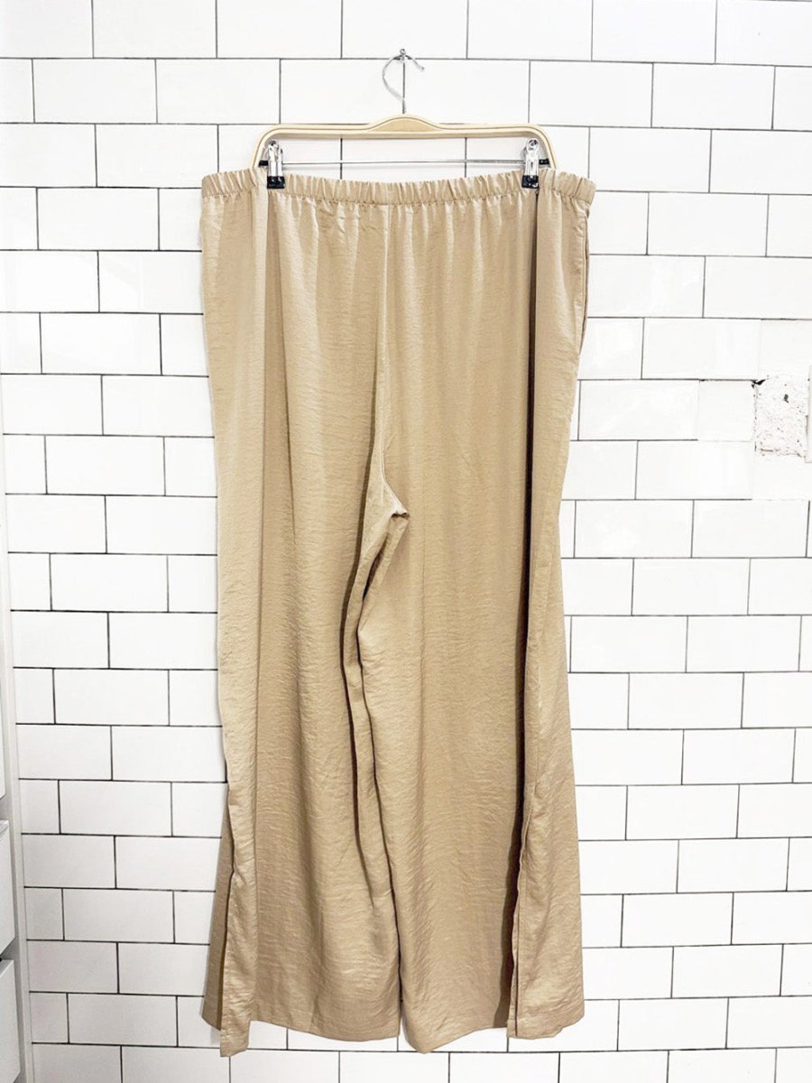nwt auden satin wide leg lounge pants - good market thrift store