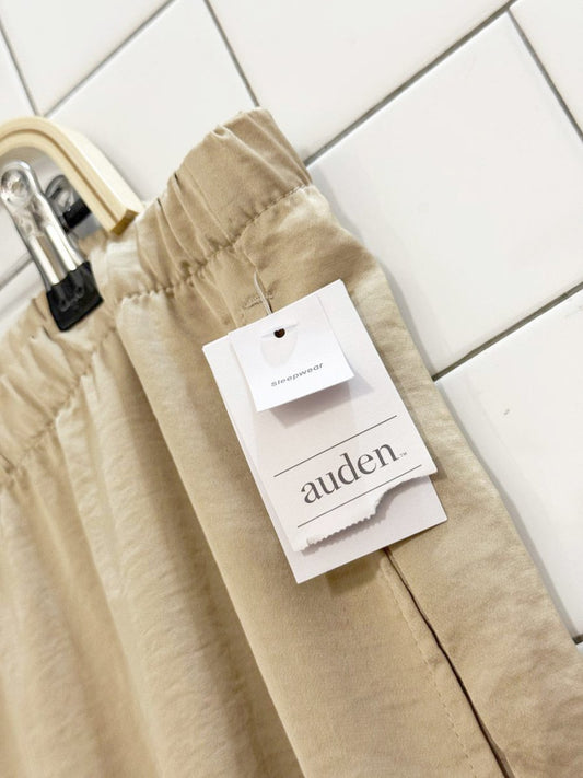 nwt auden satin wide leg lounge pants - good market thrift store