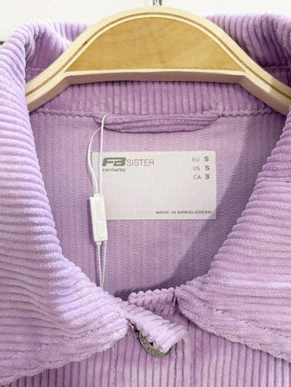 nwt bershka fb sister corduroy less issues cropped shirt jacket - good market thrift store