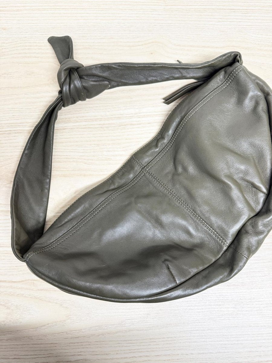 nwt free people butter leather sling banana bag | lambskin - good market thrift store