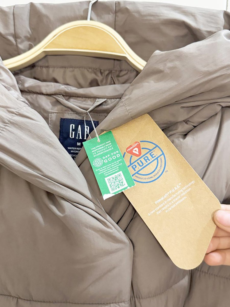 nwt gap duvet wrap belted puffer vest - good market thrift store