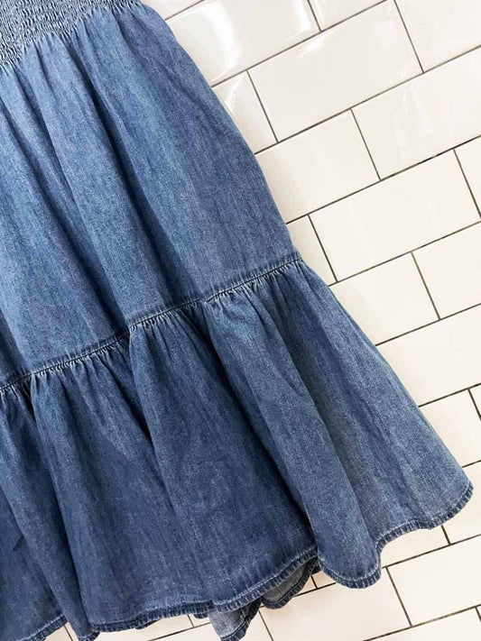 nwt gap smocked top prairie tiered mini dress - good market thrift store