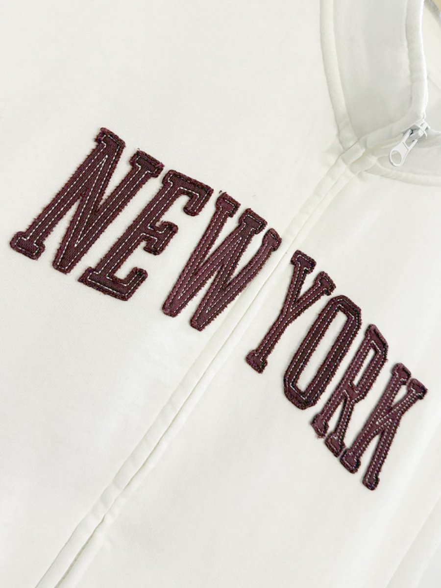 nwt harlow new york hallie full zip sweatshirt - good market thrift store