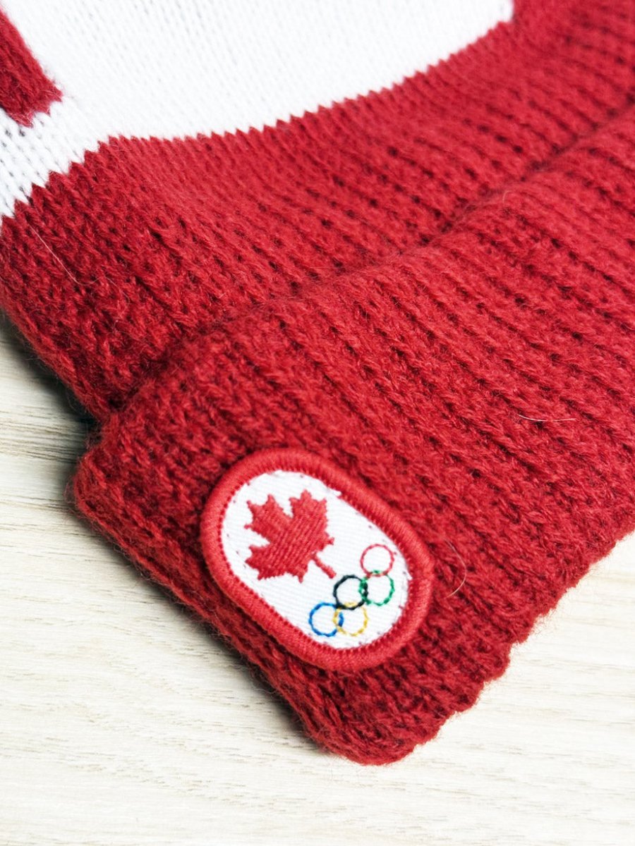 nwt hbc x team canada olympic pom beanie | hudson's bay - good market thrift store