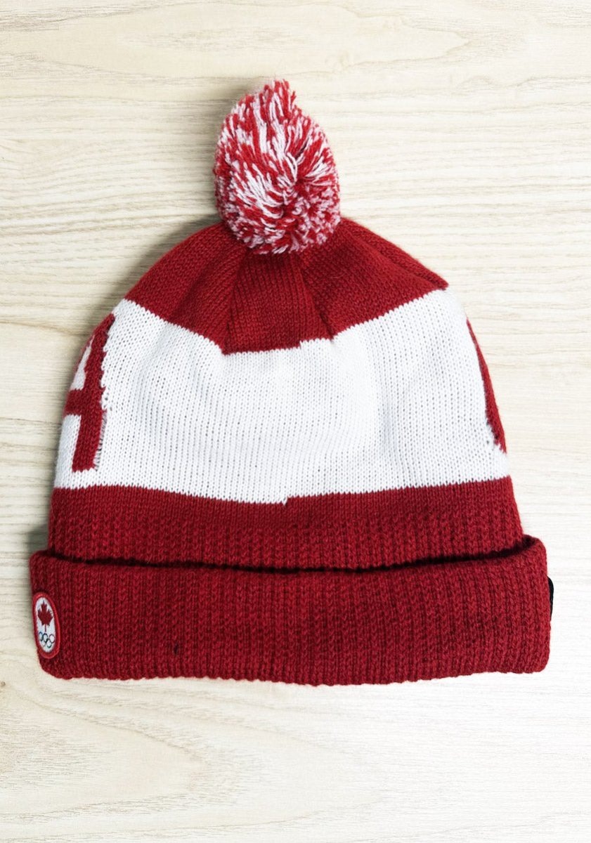 nwt hbc x team canada olympic pom beanie | hudson's bay - good market thrift store