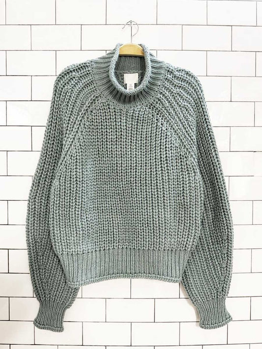 nwt h&m wool - blend chunky knit sweater - good market thrift store