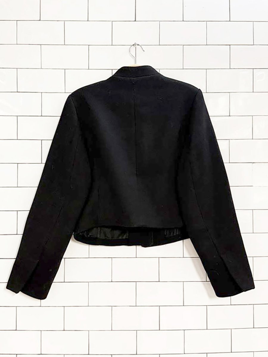 nwt h&m wool - blend full button blazer - good market thrift store