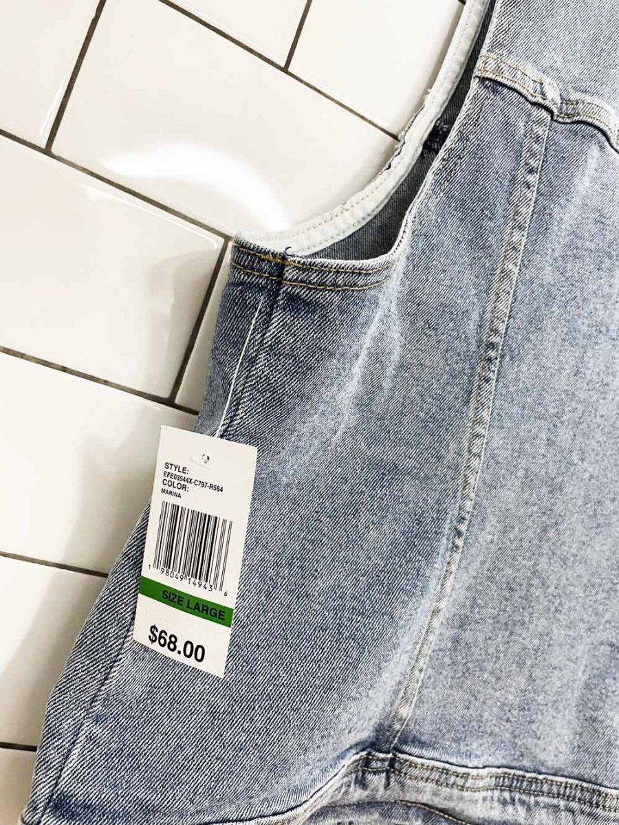 nwt kensie jeans stretchy denim vest top - good market thrift store