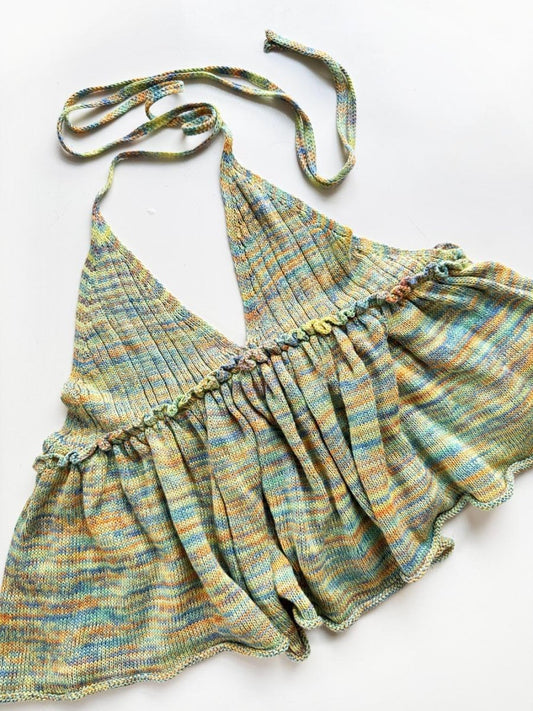 nwt kimchi blue babydoll knit halter top | urban outfitters - good market thrift store