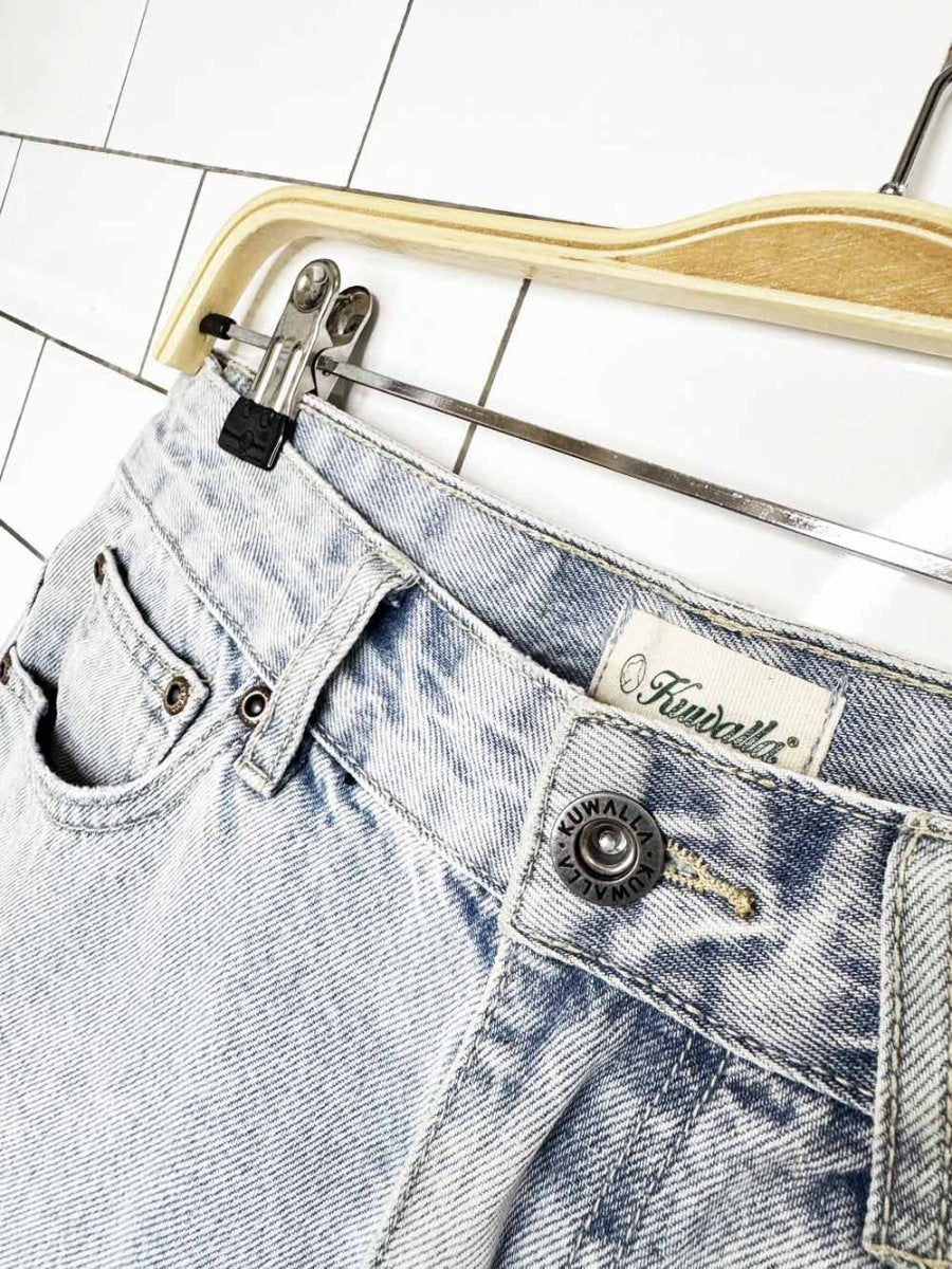 nwt kuwalla tee robin long denim shorts - good market thrift store
