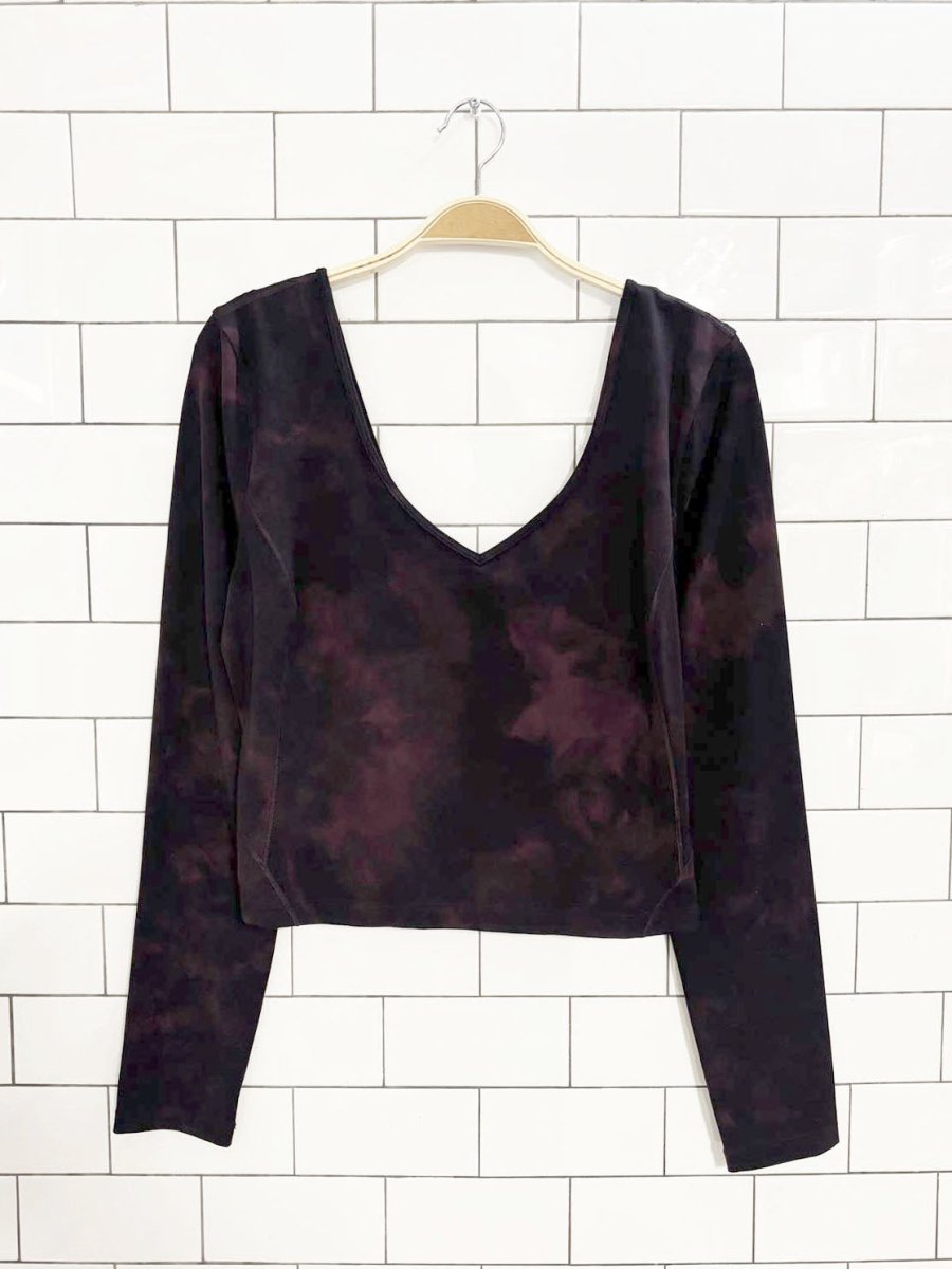 nwt lululemon 2021 align diamond dye long sleeve shirt - good market thrift store