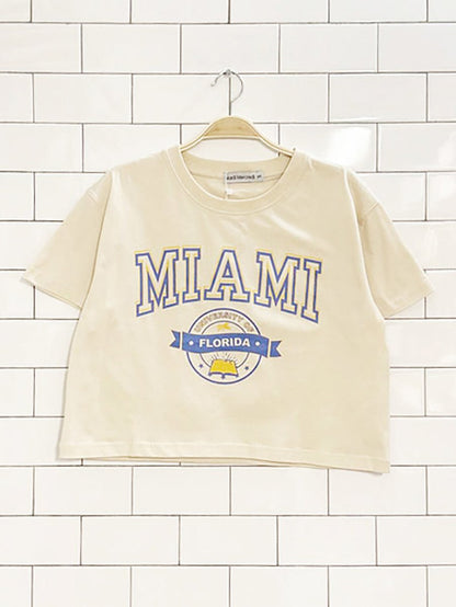 nwt mardi mercredi miami cropped tee | university of Florida - good market thrift store