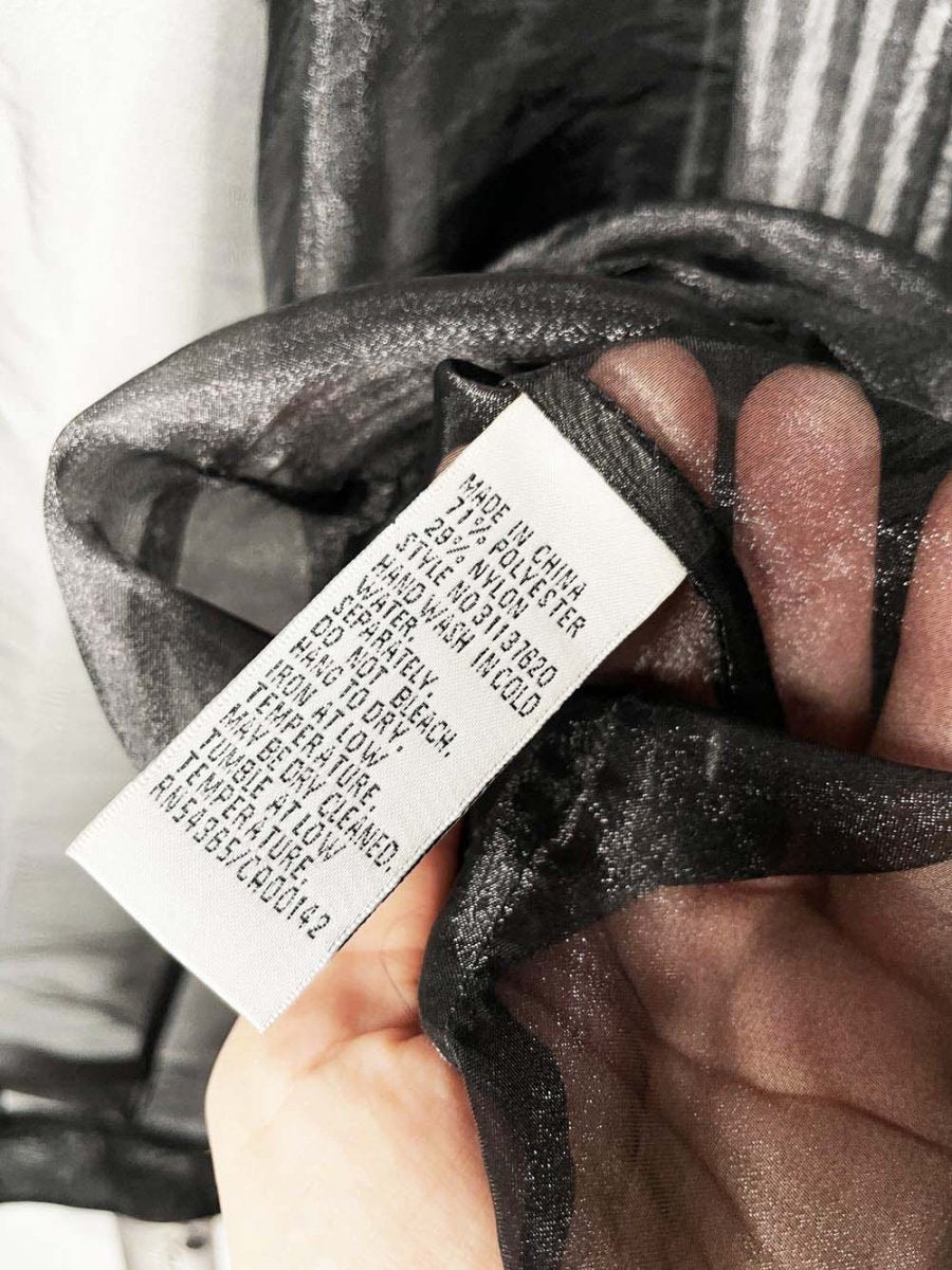 nwt nygard beaded salzburg tuxedo chiffon blouse - good market thrift store