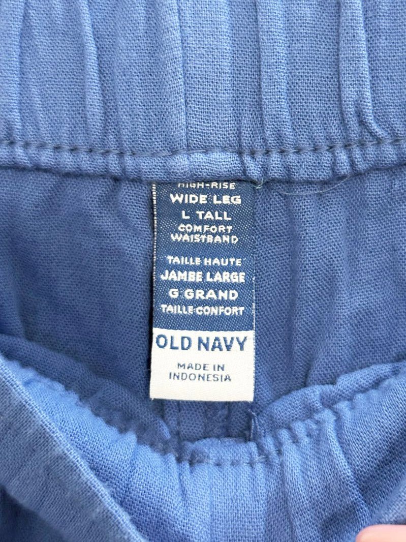 nwt old navy cotton gauze wide leg lounge pants - good market thrift store