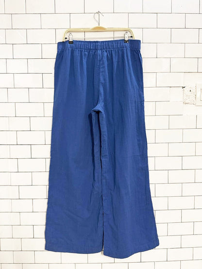 nwt old navy cotton gauze wide leg lounge pants - good market thrift store