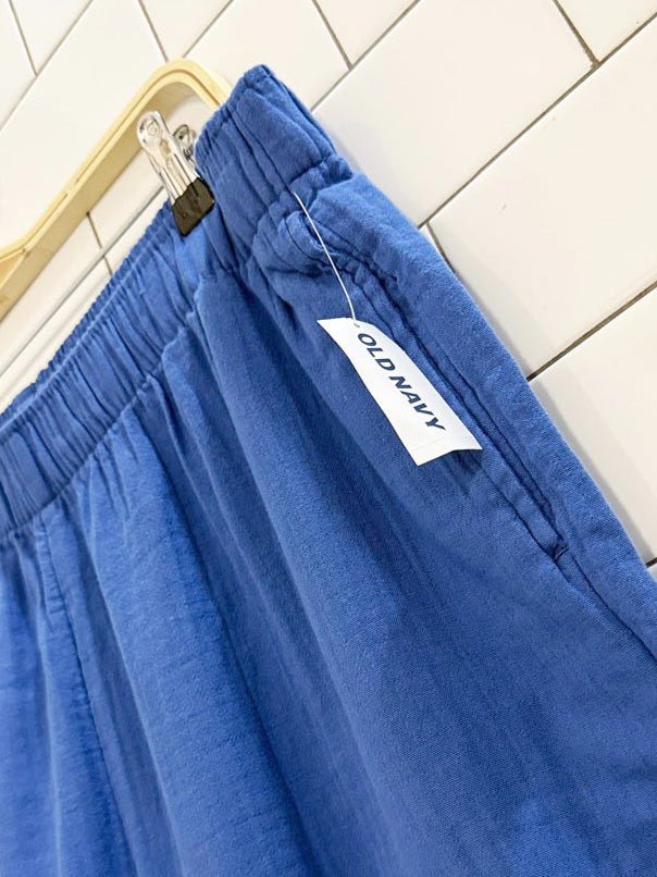 nwt old navy cotton gauze wide leg lounge pants - good market thrift store