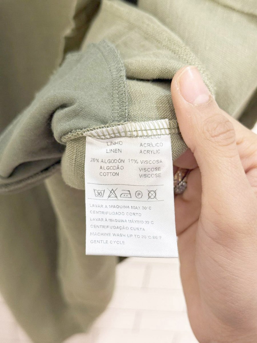 nwt pan linen - blend pleated sleeve midi dress | made in Portugal - good market thrift store