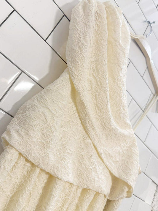 nwt pretty little thing draped one shoulder wide leg jumpsuit - good market thrift store