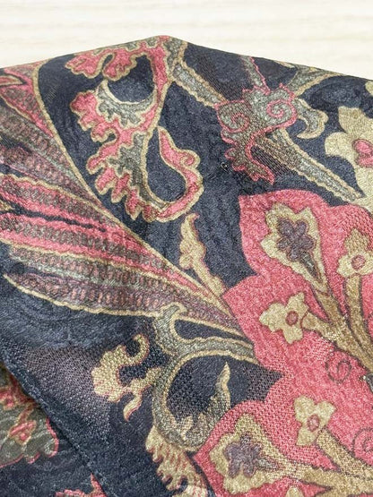nwt ralph lauren 100% silk paisley sheer scarf - good market thrift store