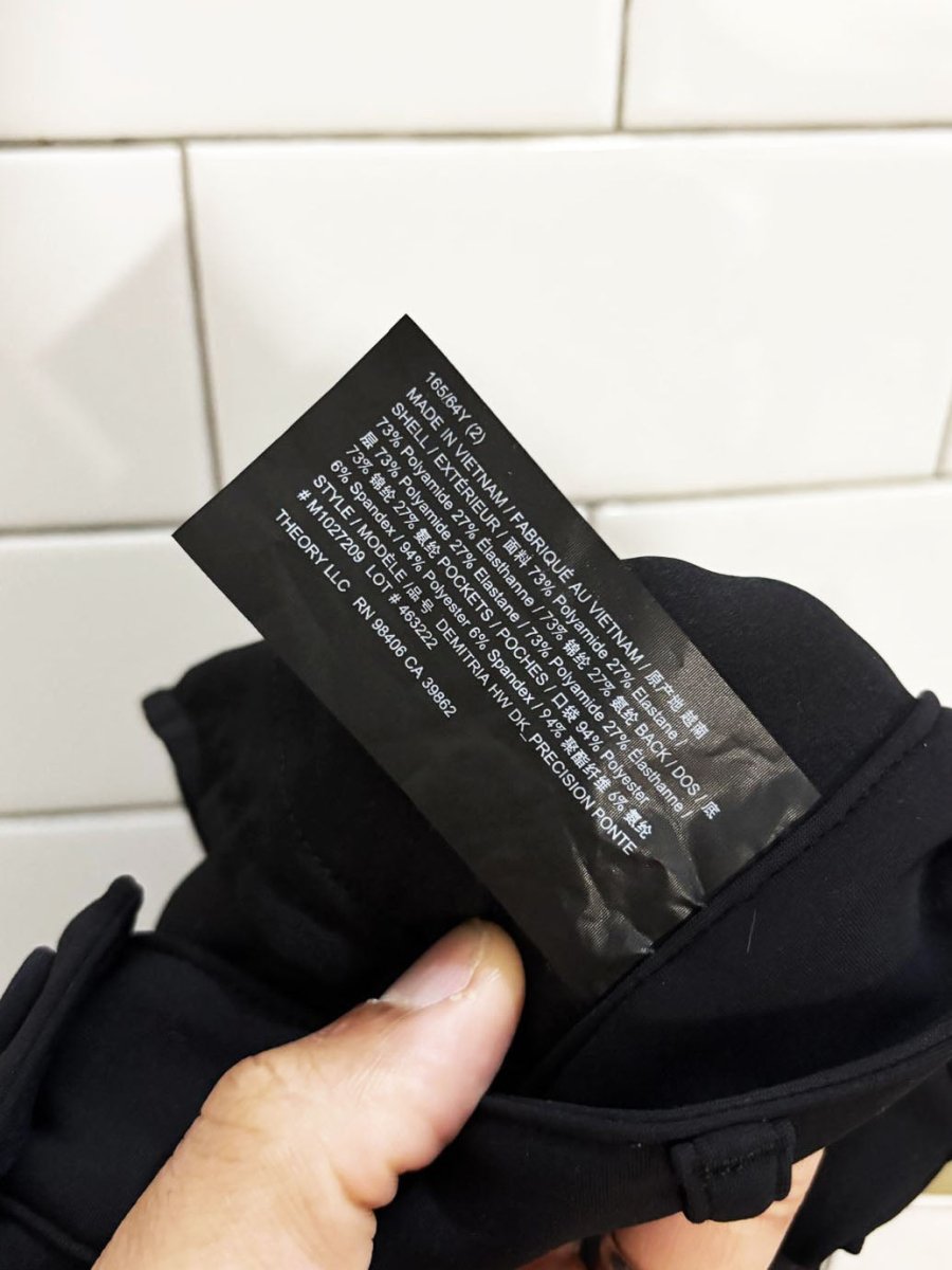 nwt theory demitria high waist flared leg trousers - good market thrift store