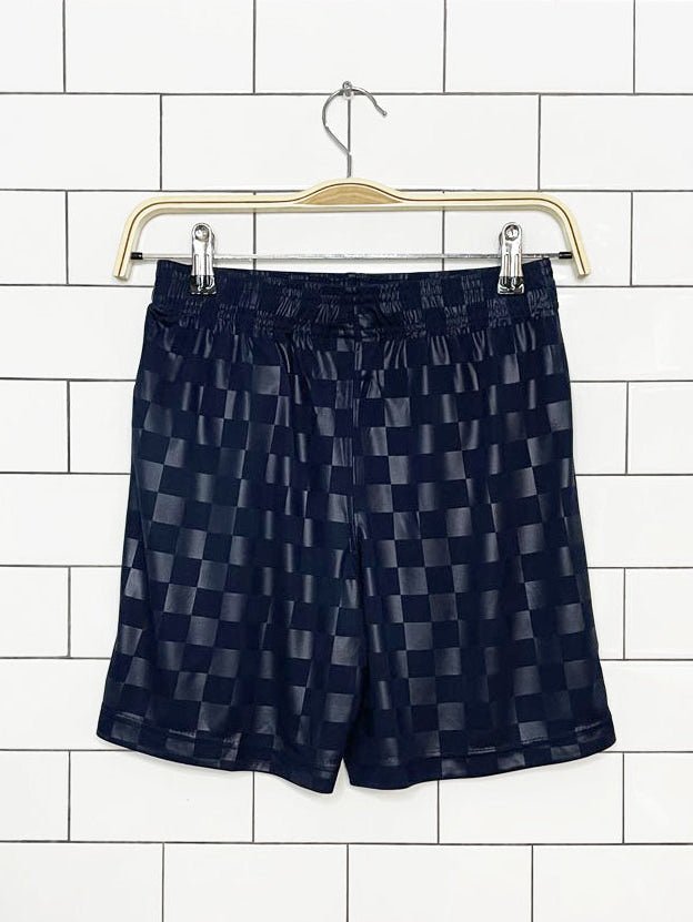 nwt umbro checkerboard satin shorts - good market thrift store