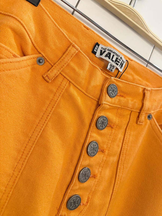NWT vale forever orange big OL painters carpenter pants | made in USA - good market thrift store