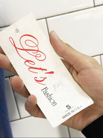 nwt vintage 00s let's fashion shiny satin beaded maxi dress | made in USA - good market thrift store