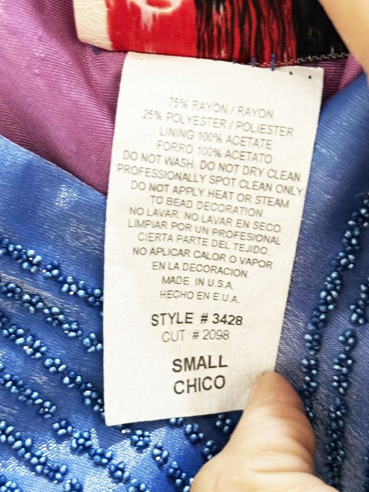 nwt vintage 00s let's fashion shiny satin beaded maxi dress | made in USA - good market thrift store