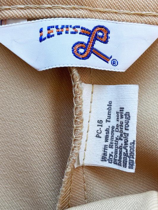 nwt vintage 70s levi's super high rise pintuck bell bottom pants | country seat | deadstock - good market thrift store