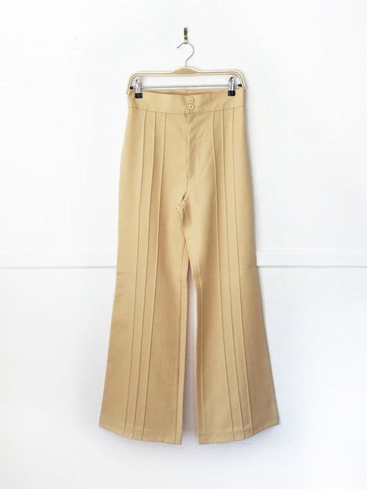 nwt vintage 70s levi's super high rise pintuck bell bottom pants | country seat | deadstock - good market thrift store