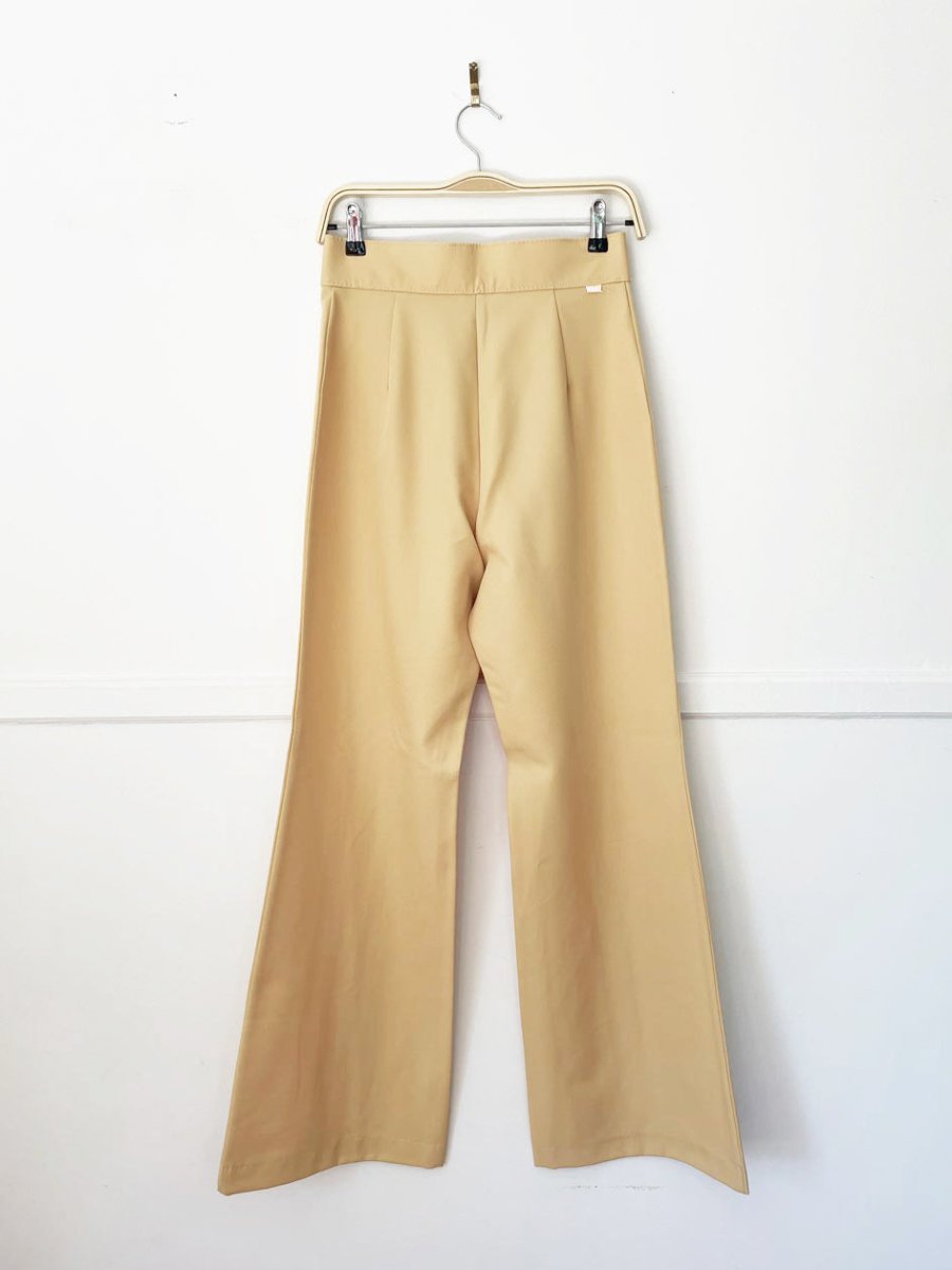 nwt vintage 70s levi's super high rise pintuck bell bottom pants | country seat | deadstock - good market thrift store