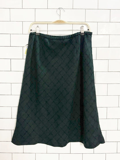nwt vintage 90s pendleton wool - blend diamond knit skirt | made in USA - good market thrift store