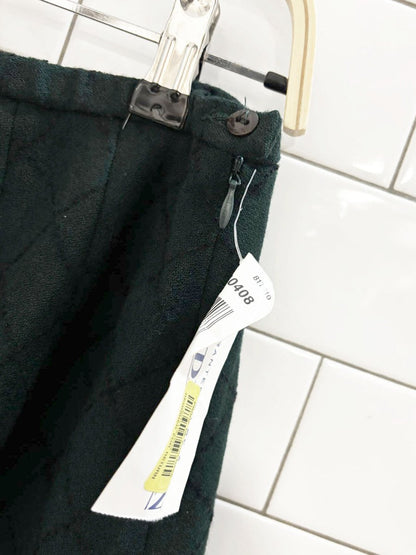 nwt vintage 90s pendleton wool - blend diamond knit skirt | made in USA - good market thrift store