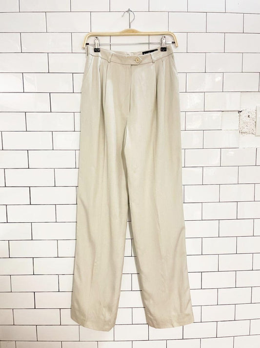 nwt vintage harvé benard pleated summer trouser | deadstock donlevys backroom - good market thrift store