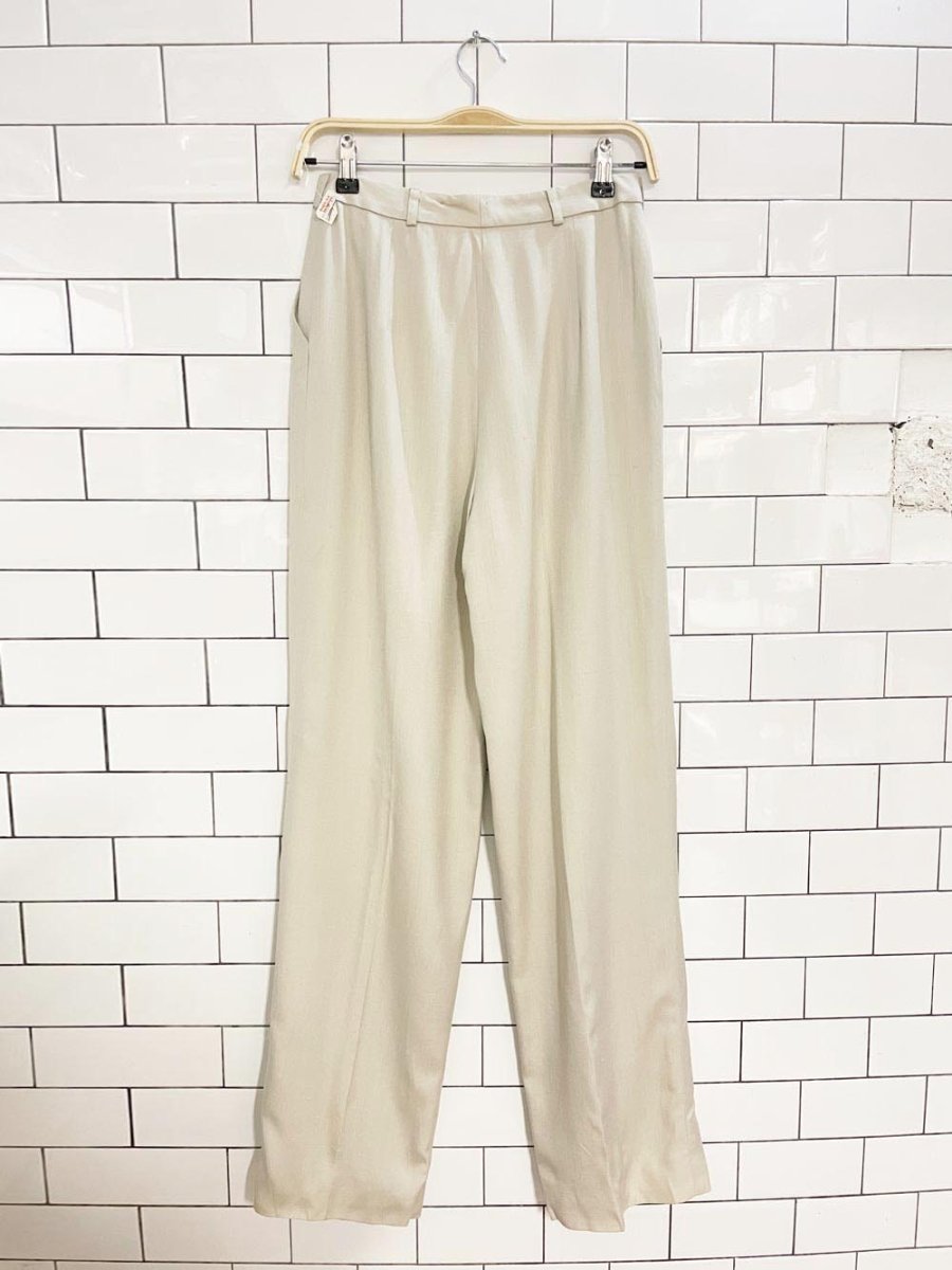 nwt vintage harvé benard pleated summer trouser | deadstock donlevys backroom - good market thrift store