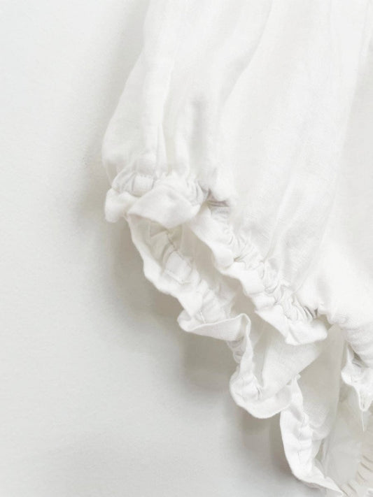 nwt wilfred dolores 100% organic linen bloomer mini shorts | aritzia - good market thrift store