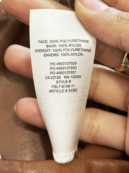 nwt wilfred free daria faux leather leggings | aritzia - good market thrift store