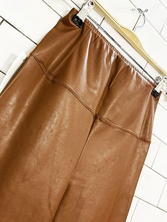 nwt wilfred free daria faux leather leggings | aritzia - good market thrift store