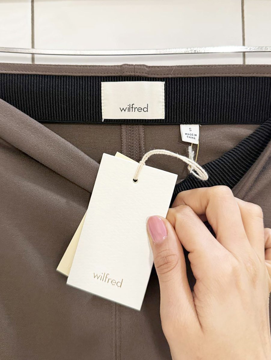 nwt wilfred lis soft pencil midi skirt | aritzia - good market thrift store