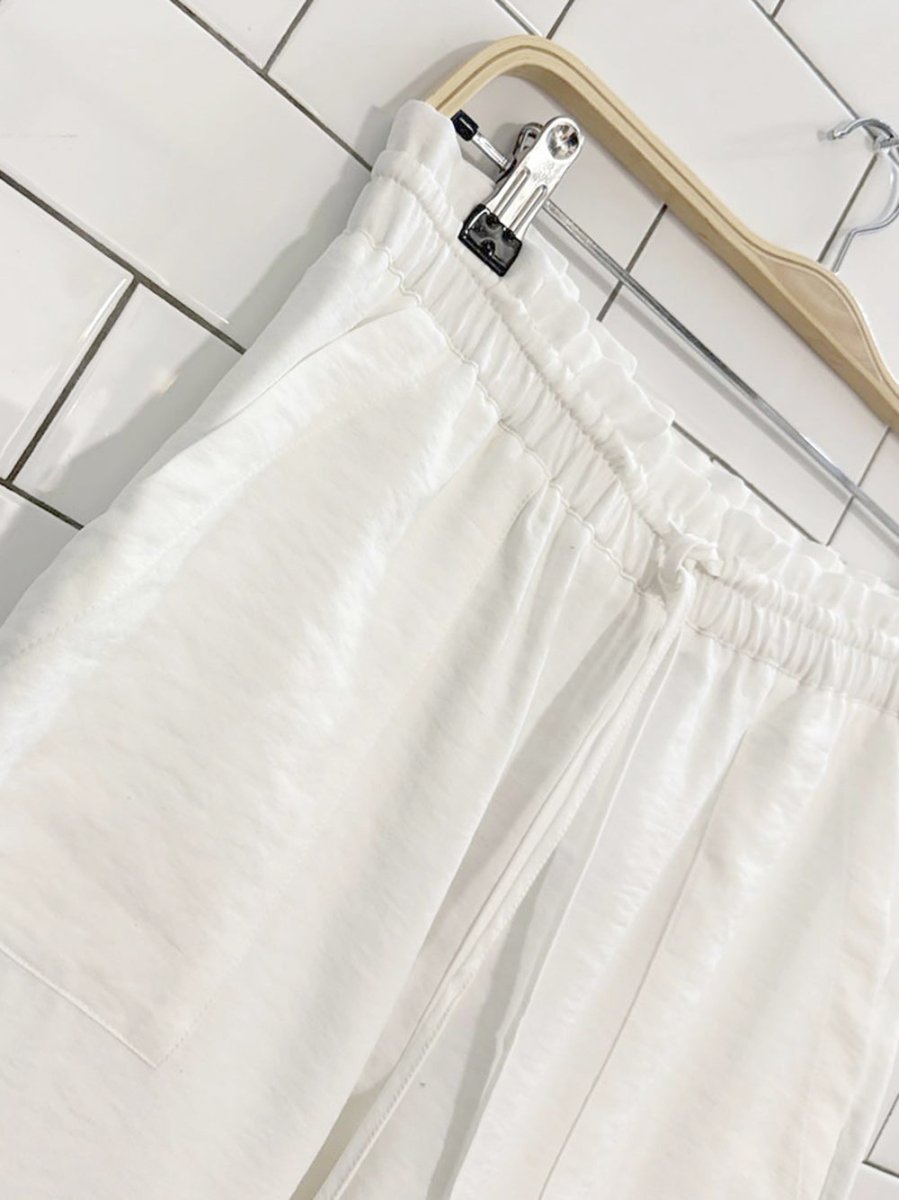 nwt zara drawstring loose fit travel pant - good market thrift store