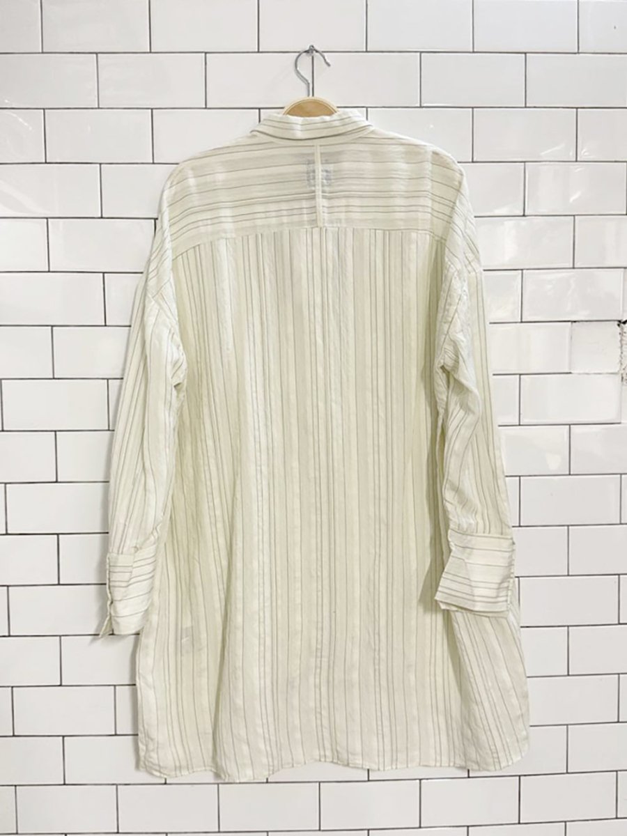 nwt zara oversized striped shirt - good market thrift store